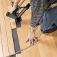 Running engineered maple floor into solid maple flooring