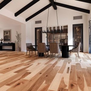 rustic hickory floor