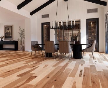 rustic hickory floor