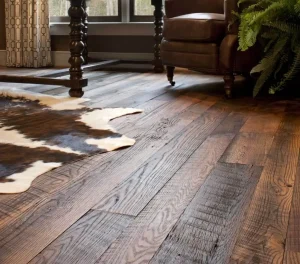 rustic white oak floor